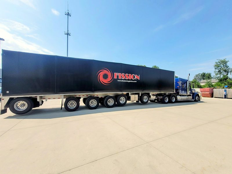 Fission multi axle Conestoga, side view
