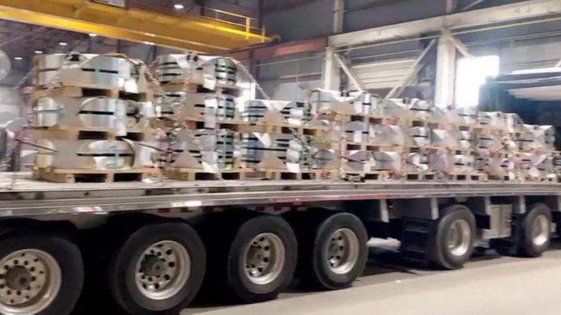 Fission multi axle curtainside on the road